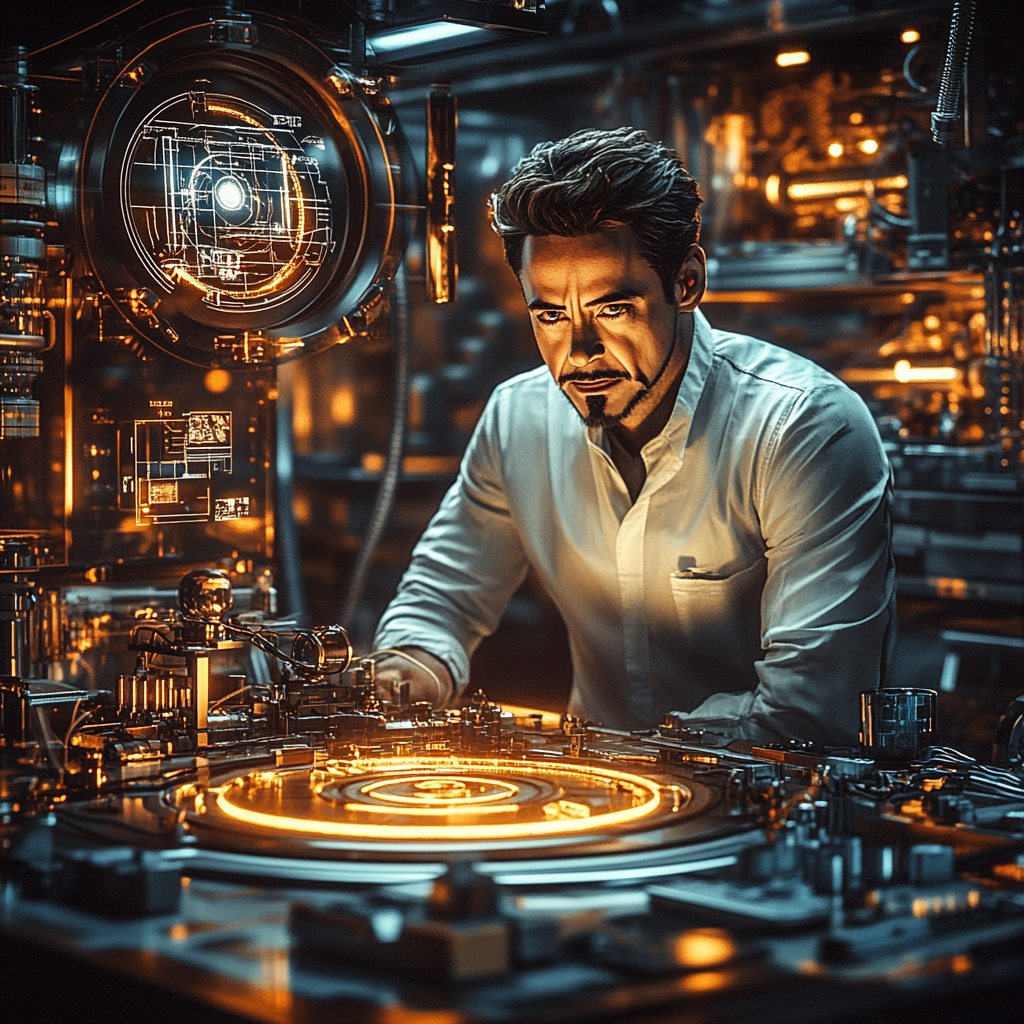 Robert Downey Jr The Iron Legacy Of Tony Stark paint by color