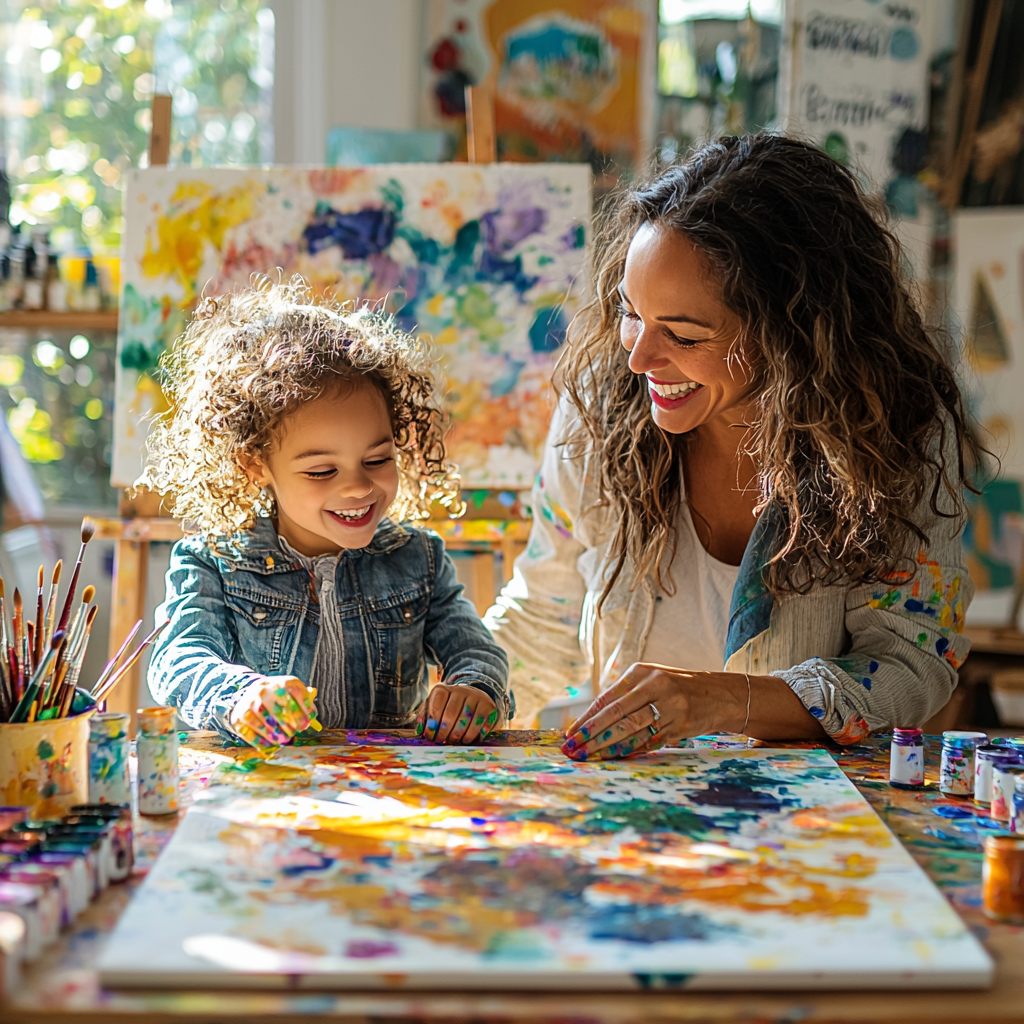 Canvas Of Memories: Painting Together Paint By Color