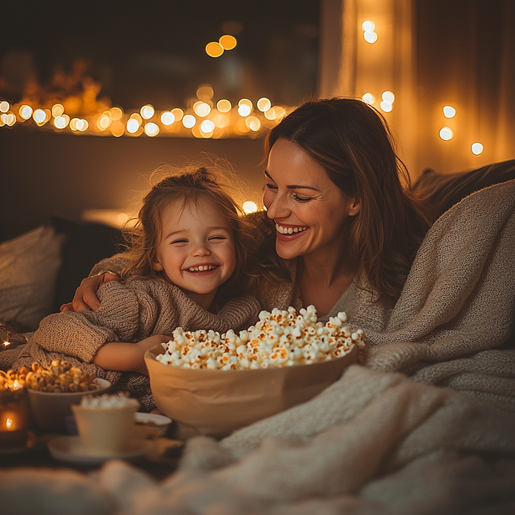 A Symphony Of Laughter: A Family Comedy Movie Night Paint By Diamonds Kits