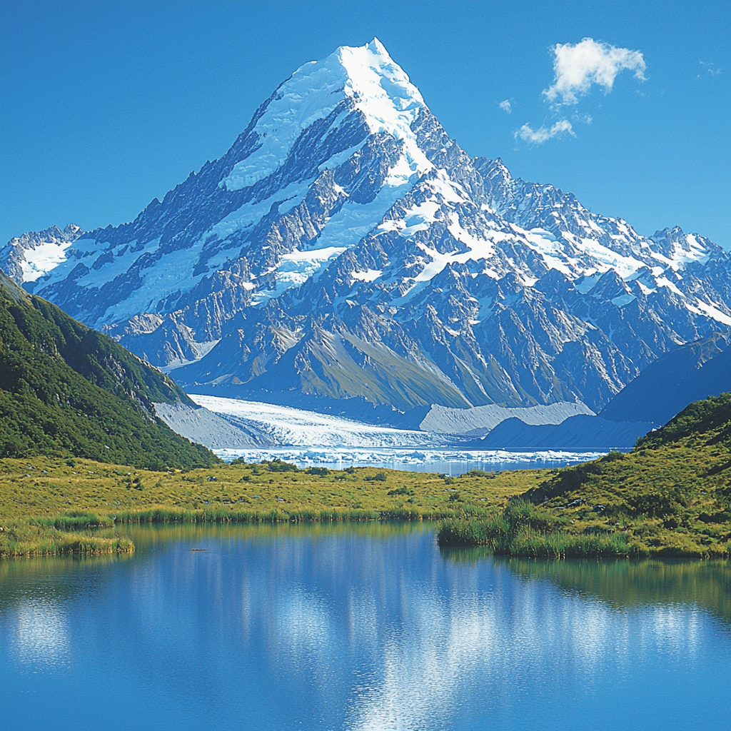 Aoraki/Mount Cook - New Zealand DIY Paint By Diamonds