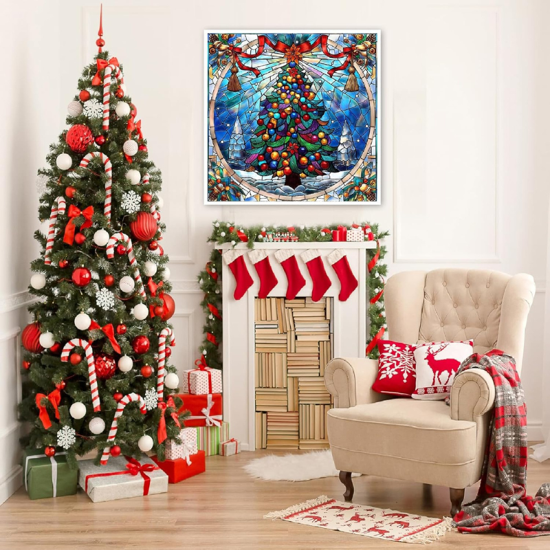 Christmas Diamond Art Kit for Adults
