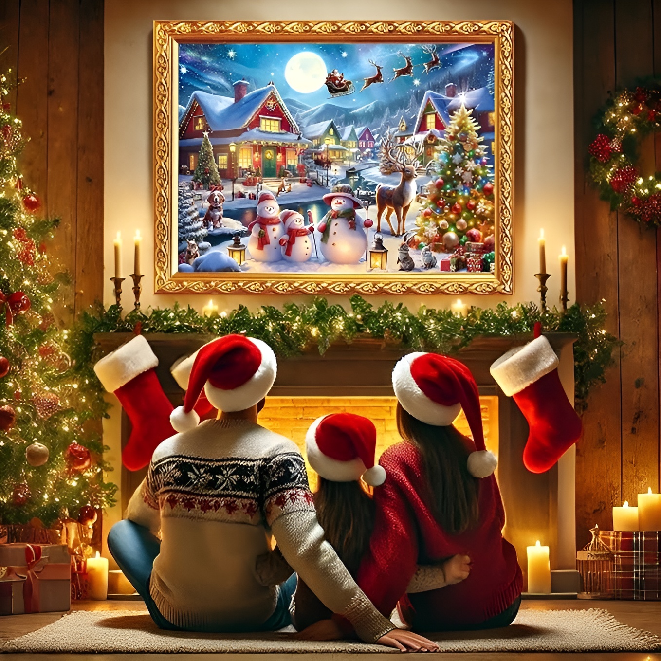Christmas Large Diamond Painting Kits for Adults