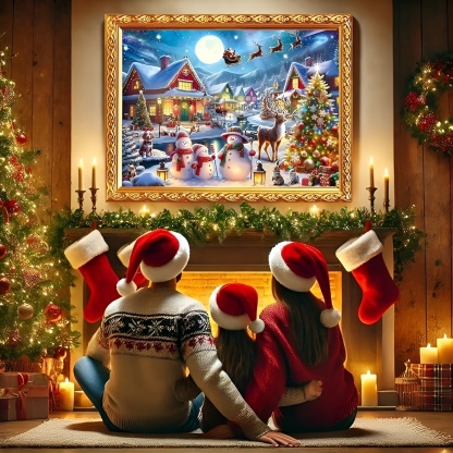 Christmas Large Diamond Painting Kits for Adults