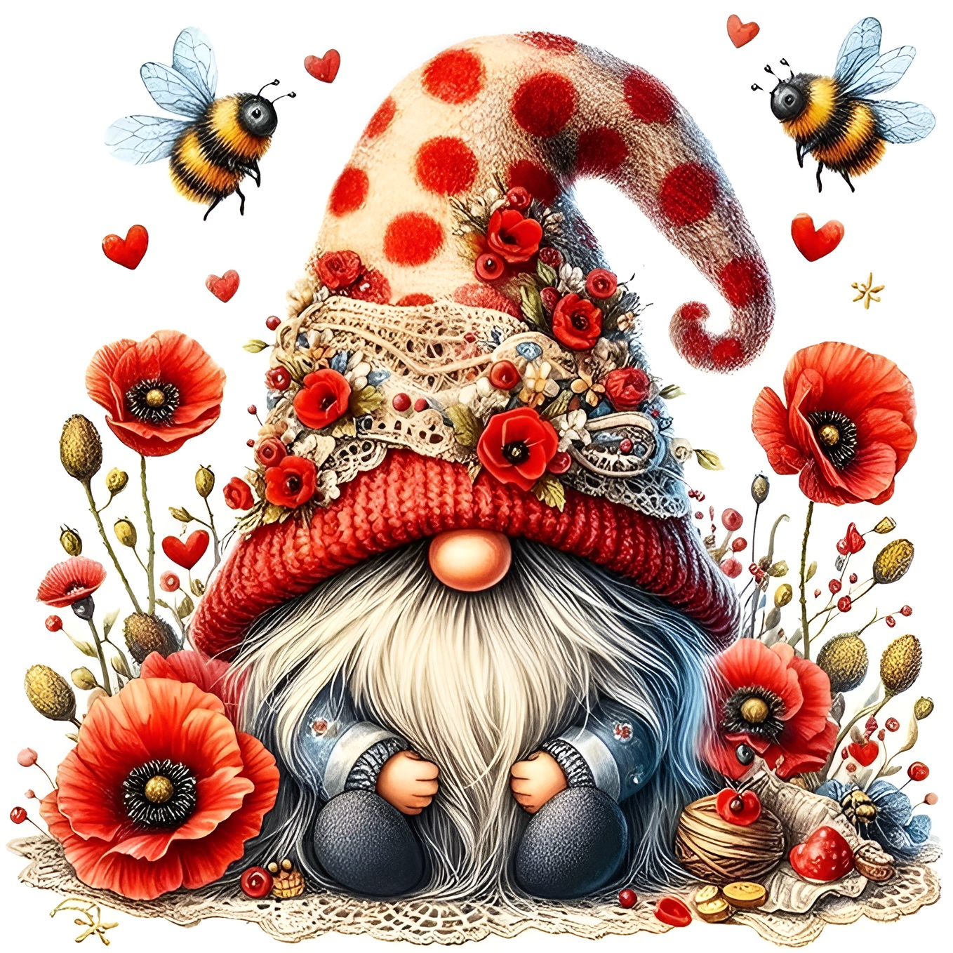 5D Gnome Diamond Painting Kits for Adults