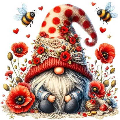 5D Gnome Diamond Painting Kits for Adults