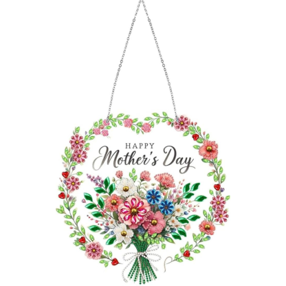 Round Hanging Diamond Art Painting Design