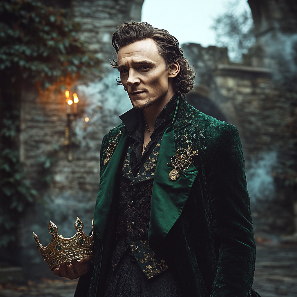 Tom Hiddleston: Dancing In The Shadow Of Mischief painting diamond kit
