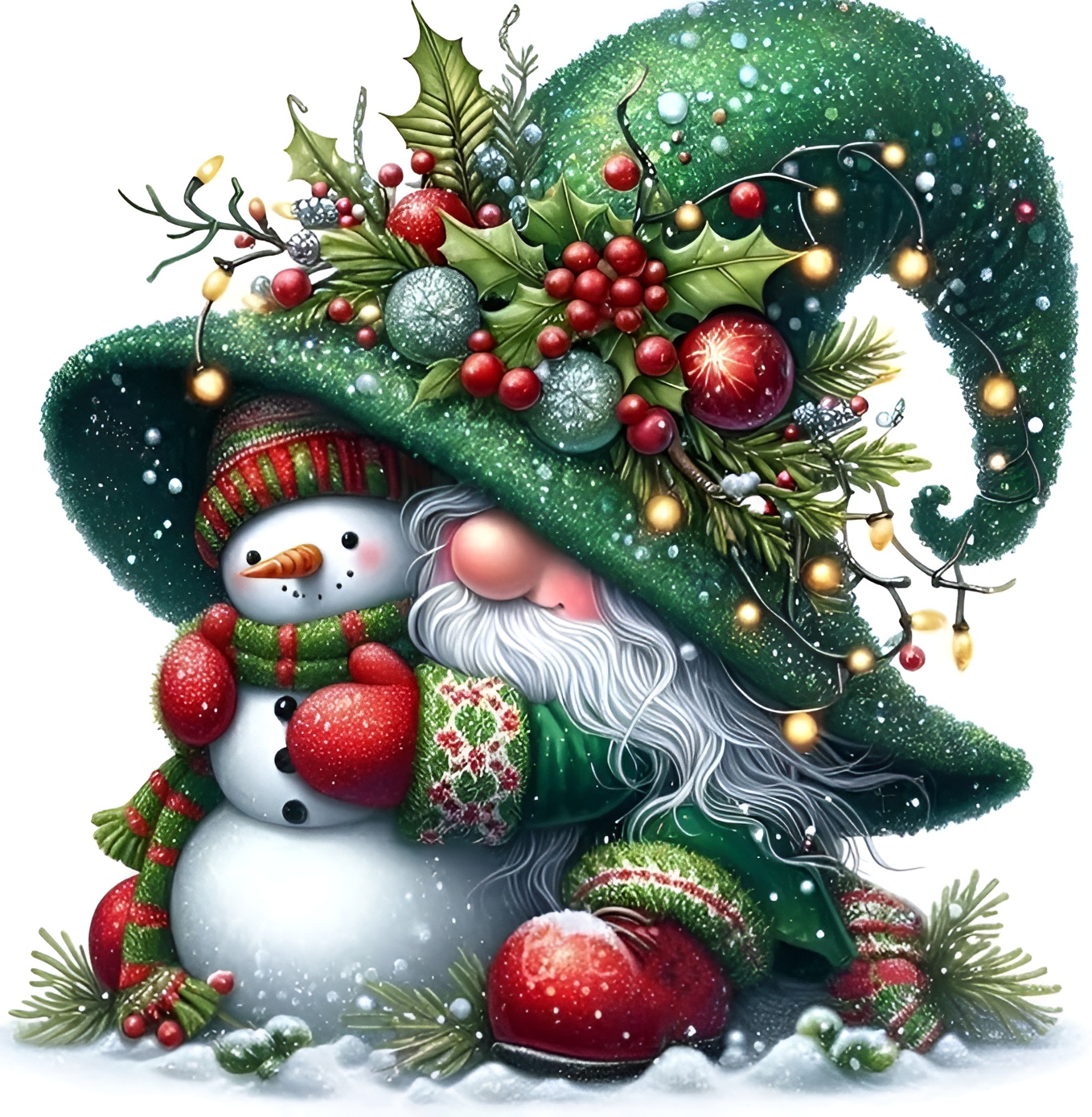 Christmas Winter House Themed Diamond Painting Art Kit