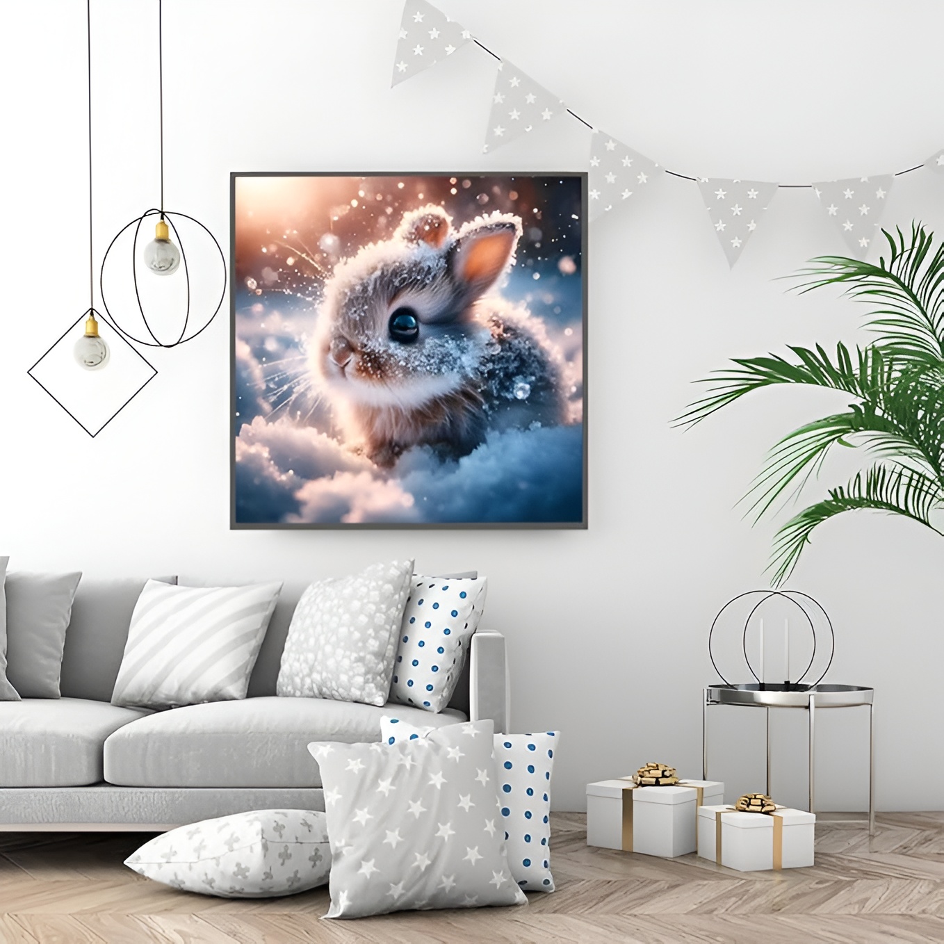 5D Christmas Deer Diamond Painting Art Kit