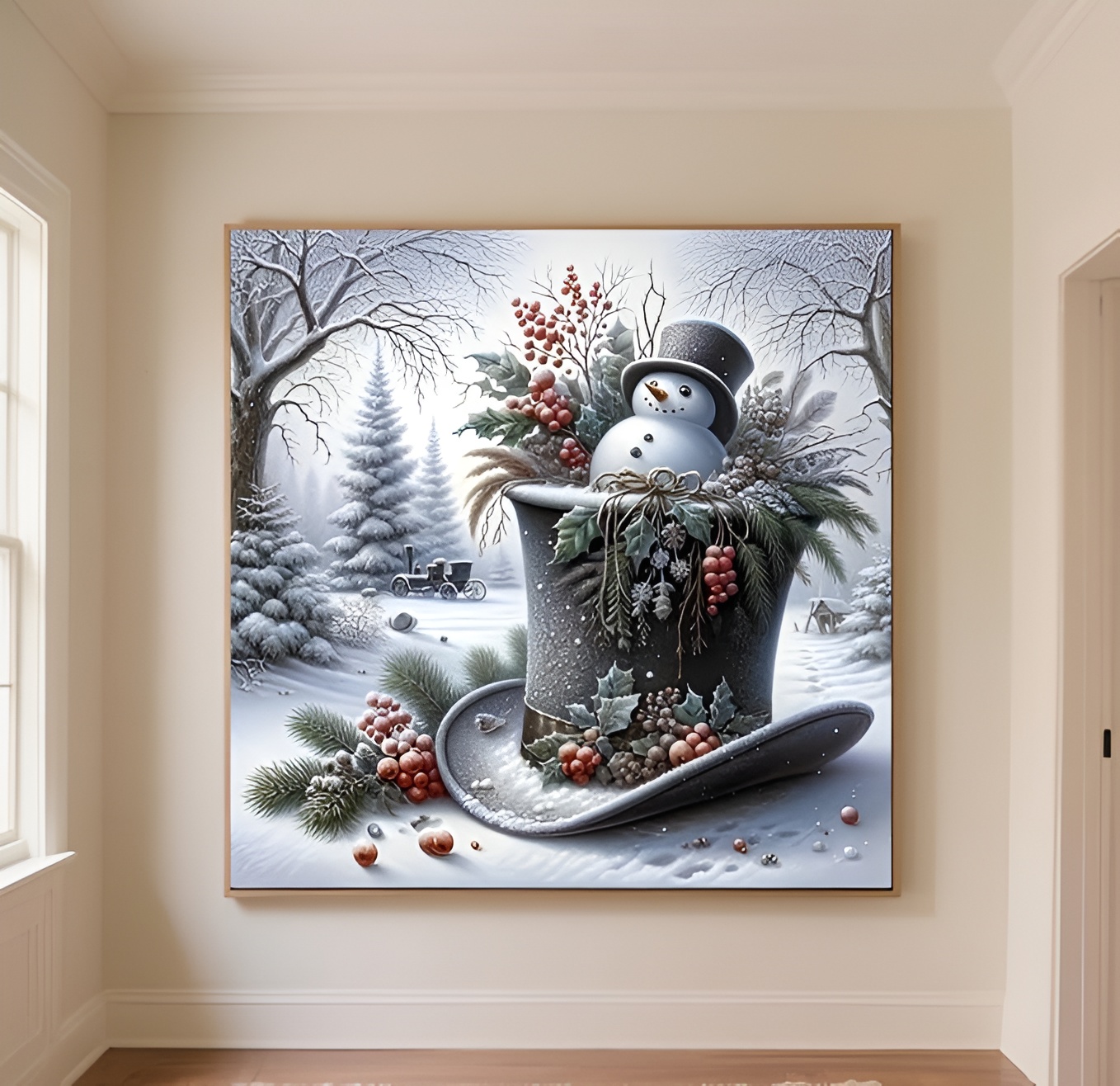 5D Christmas Deer Diamond Painting Art Kit
