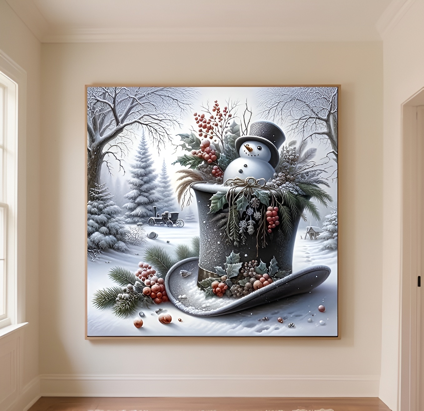 5D Christmas Deer Diamond Painting Art Kit