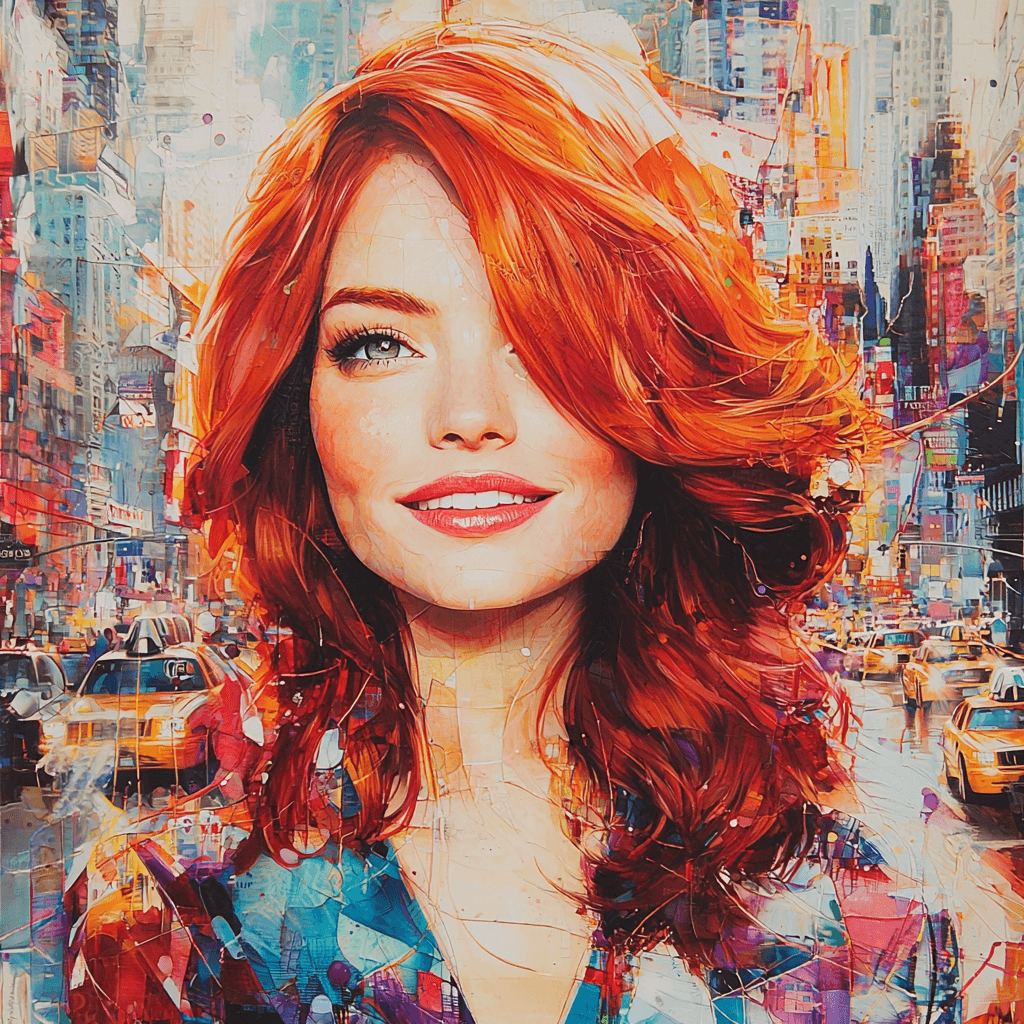Emma Stone: From La La Land To Laughter And Love Painting By Diamonds Kit