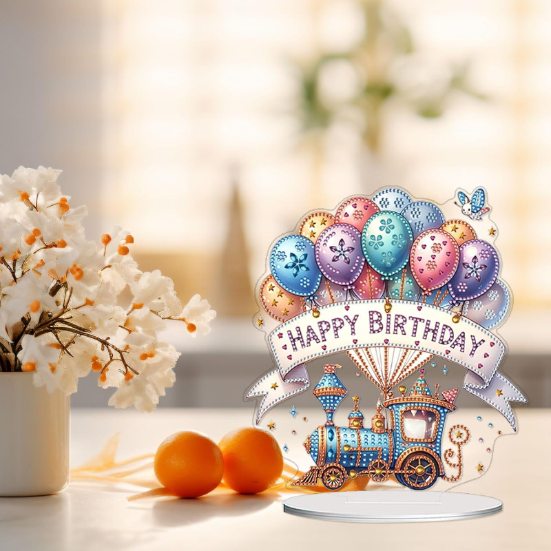 DIY Christmas Stand Up Double Sided Desktop Ornament