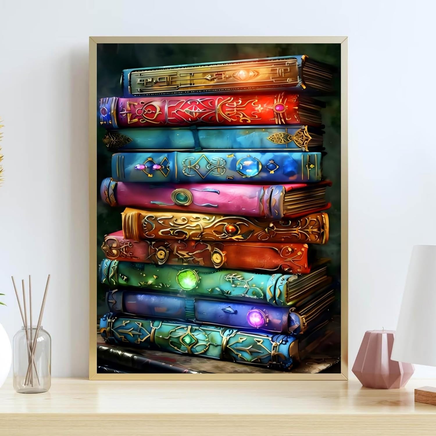 5D Book Of Wonders Paint By Diamond Kit