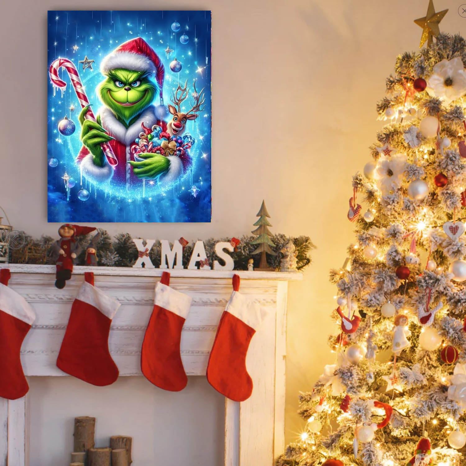 Christmas Diamond Painting Kits for Adults And Beginners with Accessories