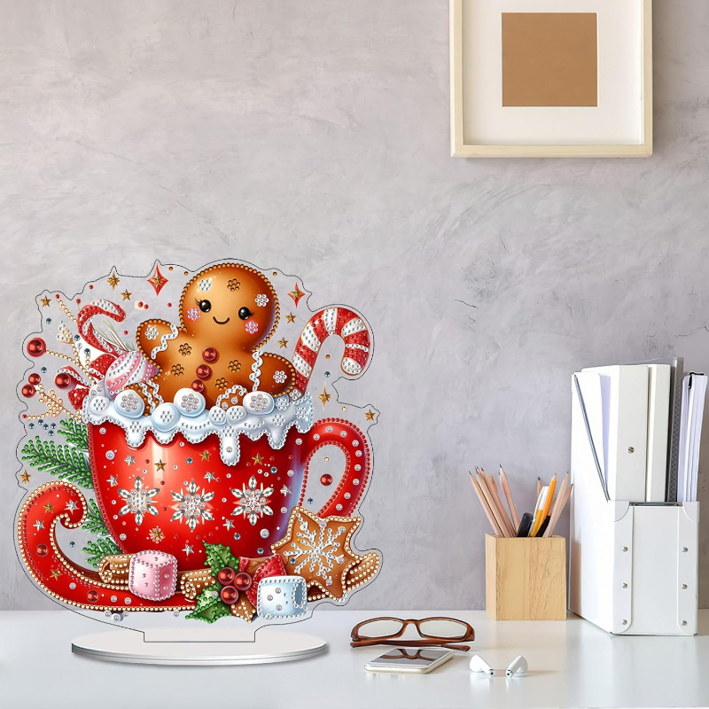 DIY Christmas Stand Up Double Sided Desktop Ornament