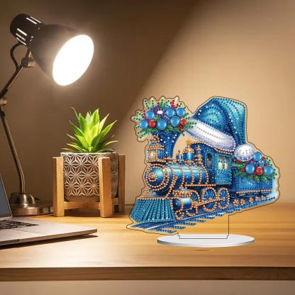 Christmas Snowman Tabletop Diamond Art Kit for Adults