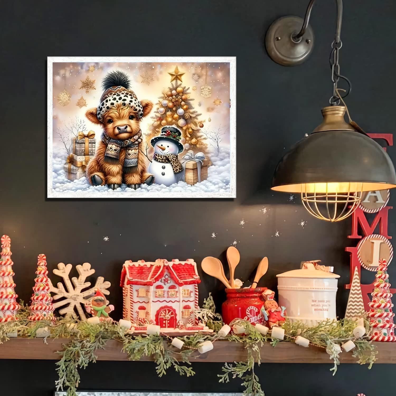 Merry Christmas Diamond Painting Kit for Adults