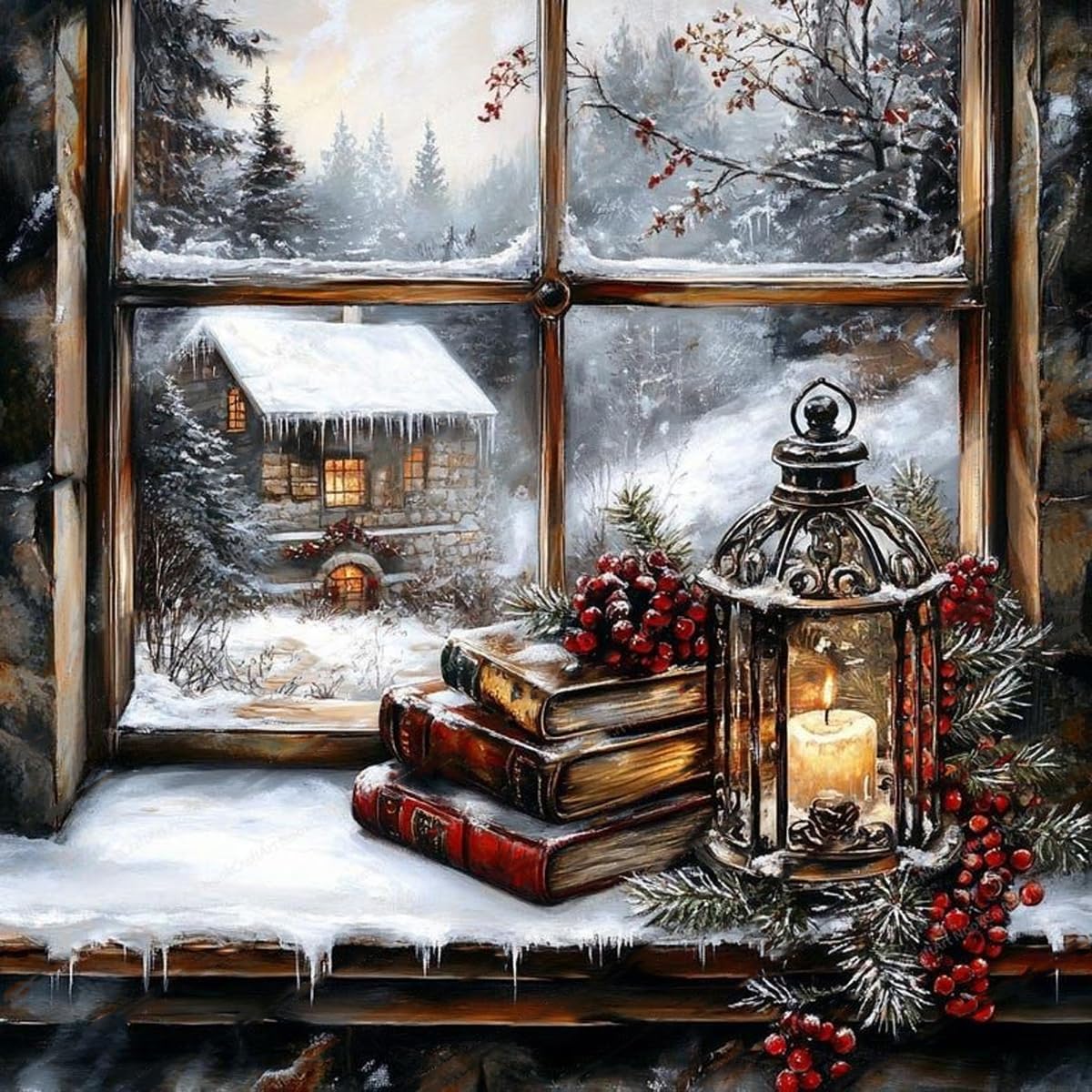 Merry Christmas Diamond Painting Kit for Adults