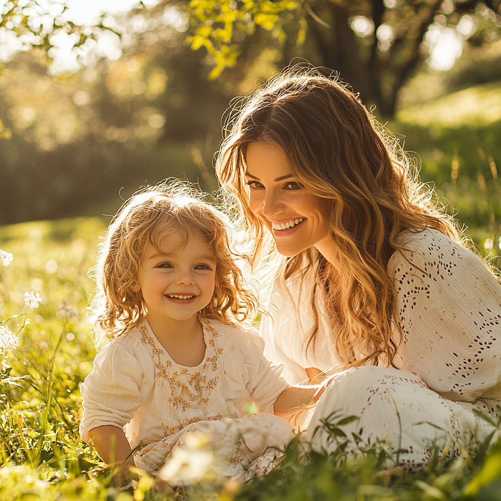 Joyful Reflections: A Mother-Child Photo Shoot Diamonded Painting Kits