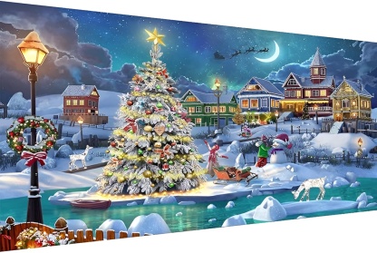 Christmas Night Themed Diamond Painting Art Kit