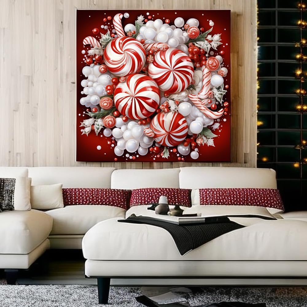 Candy And Snowman DIY Decoration Paint By Diamond Set