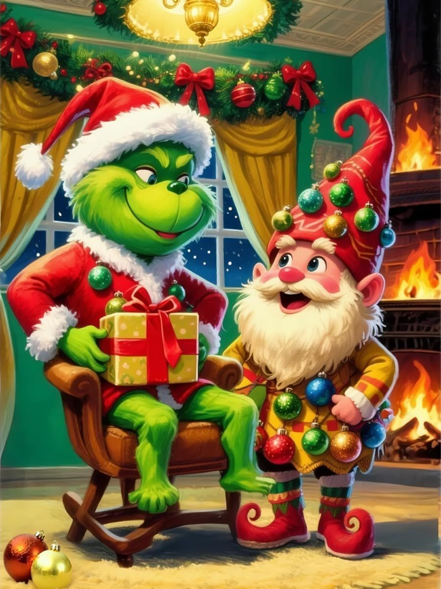 Christmas Diamond Painting Kits for Adults And Beginners with Accessories