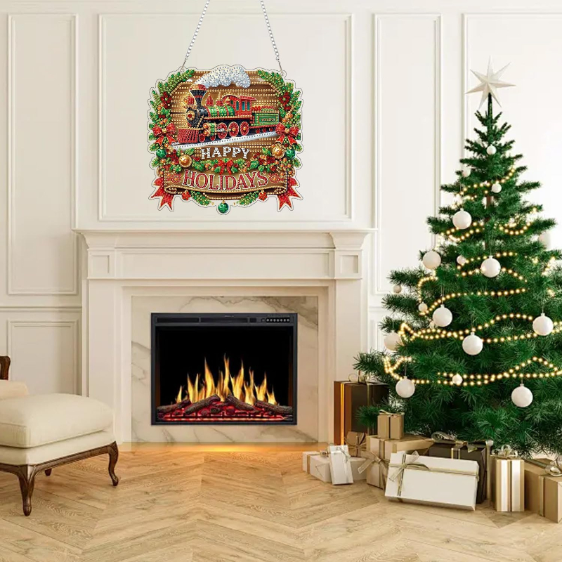 DIY Christmas Diamond Art Hanging Kit