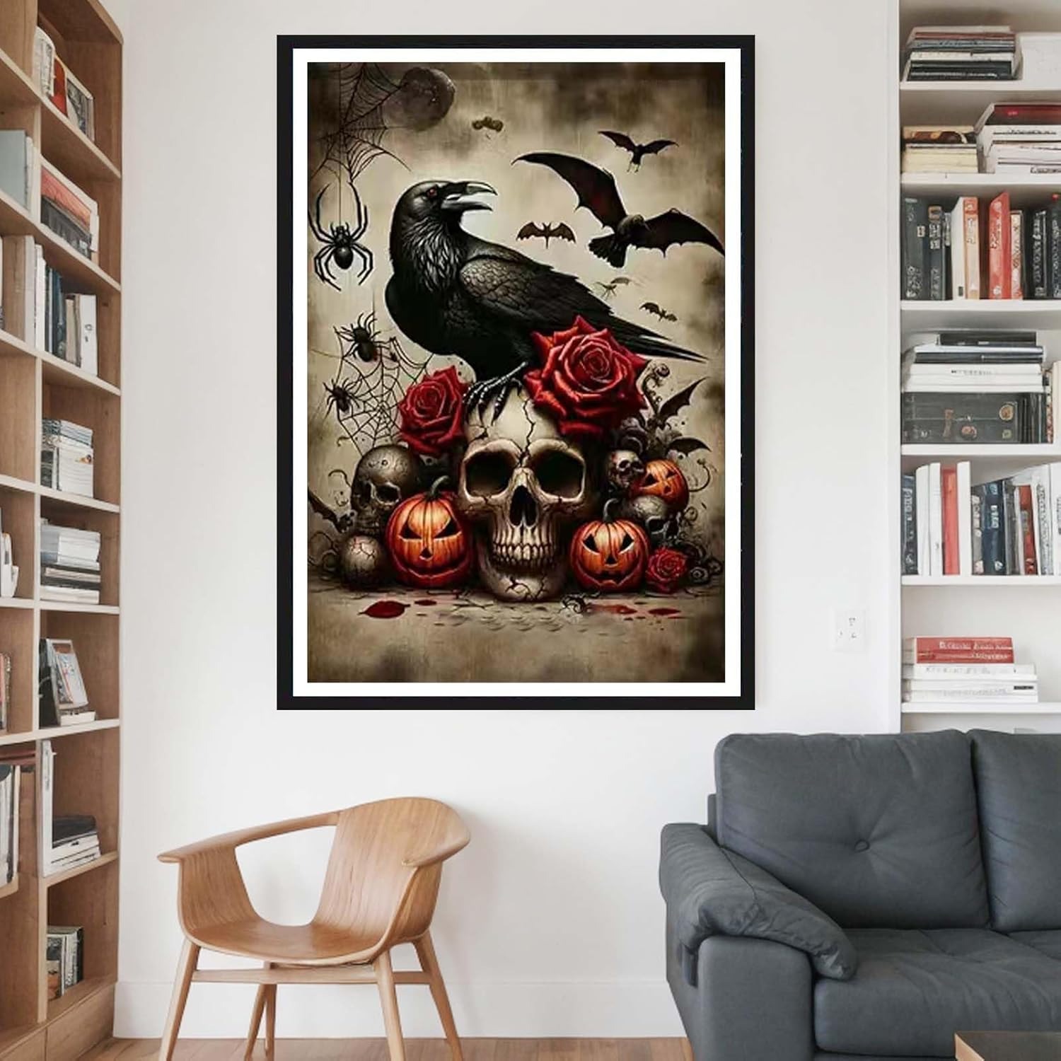 Halloween Eagle Paint By Diamonds Kit