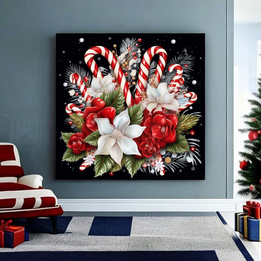 Candy And Snowman DIY Decoration Paint By Diamond Set