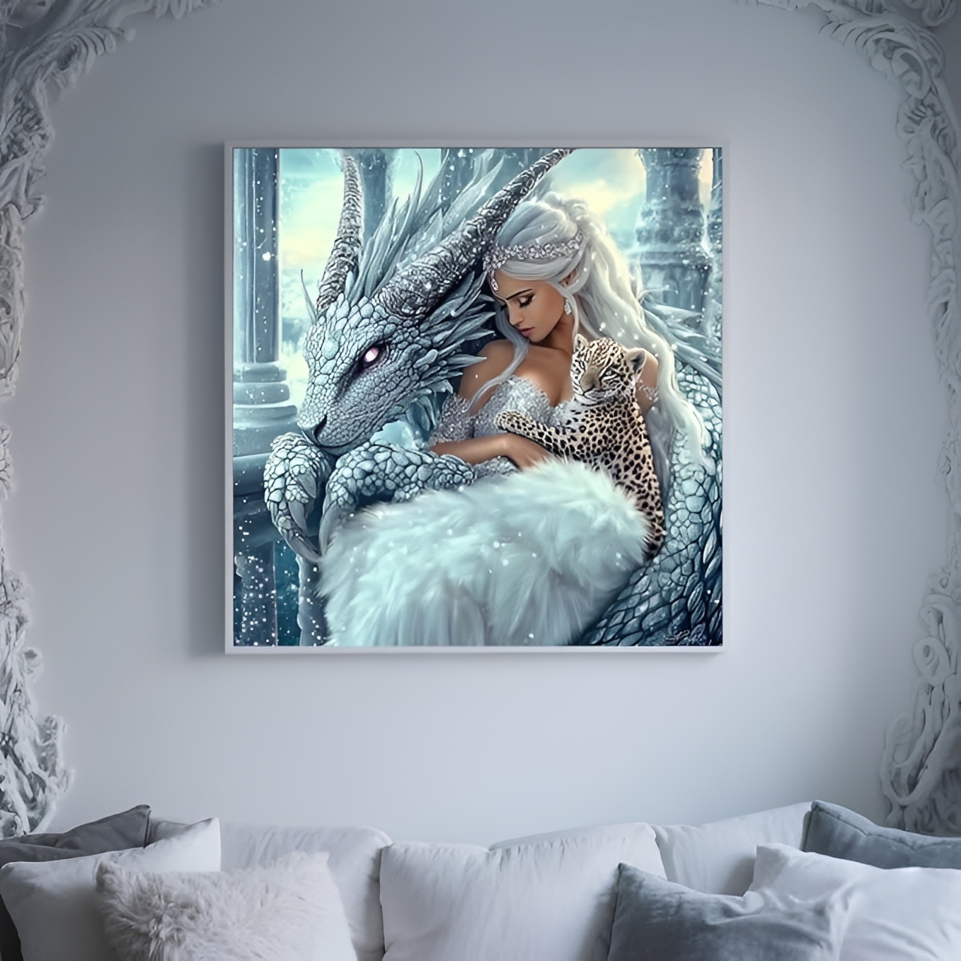 5D Christmas Deer Diamond Painting Art Kit