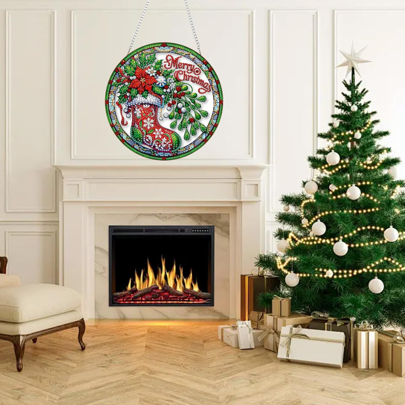 DIY Christmas Diamond Art Hanging Kit