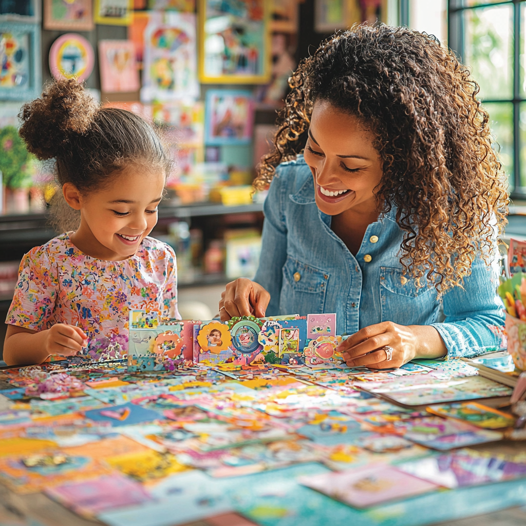 Joyful Journeys: A Family Scrapbook Adventure Paint By Diamond