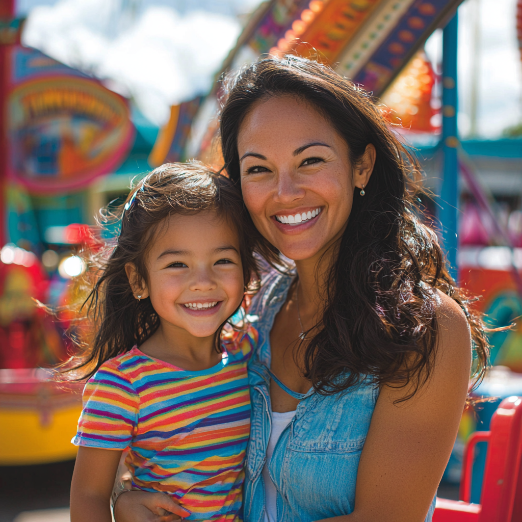 Whimsical Adventure: A Mother-Child Day Out Paint By Diamond