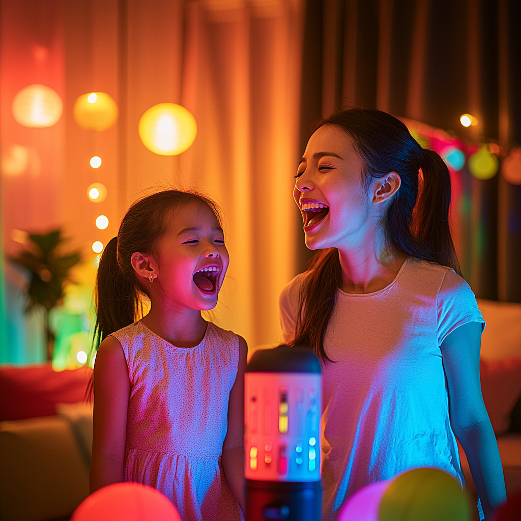 Musical Moments: A Family Karaoke Night Paint By Diamonds Kits