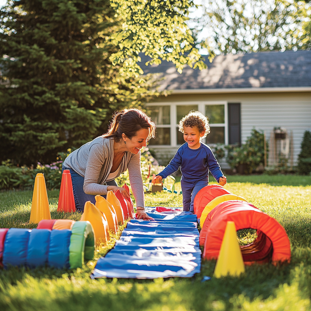 Adventure Awaits: Designing A Backyard Obstacle Course Together Paint By Diamonds Kits