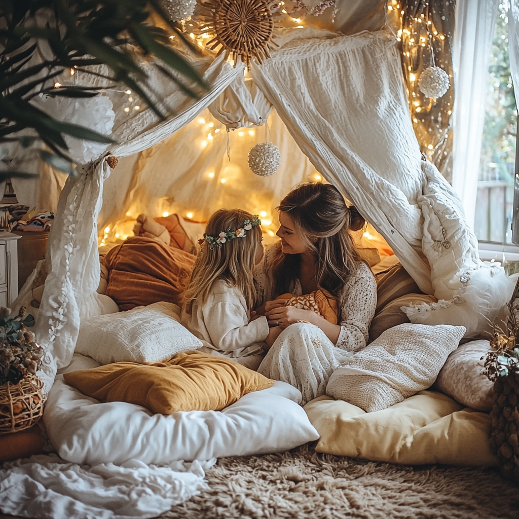 Pillow Fort Wonders: An Indoor Adventure Paint By Diamond
