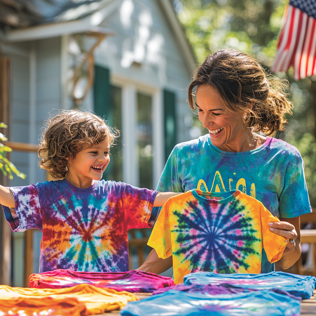 Colorful Connections: Tie-Dye Fun Day Paint By Diamond