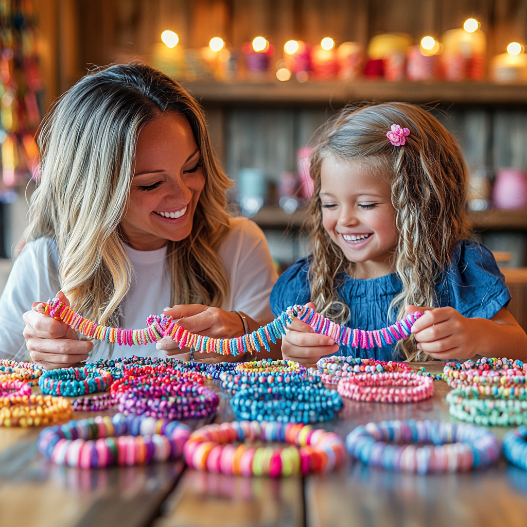 Colorful Connections: Creating Friendship Bracelets Together Paint By Diamonds Kits