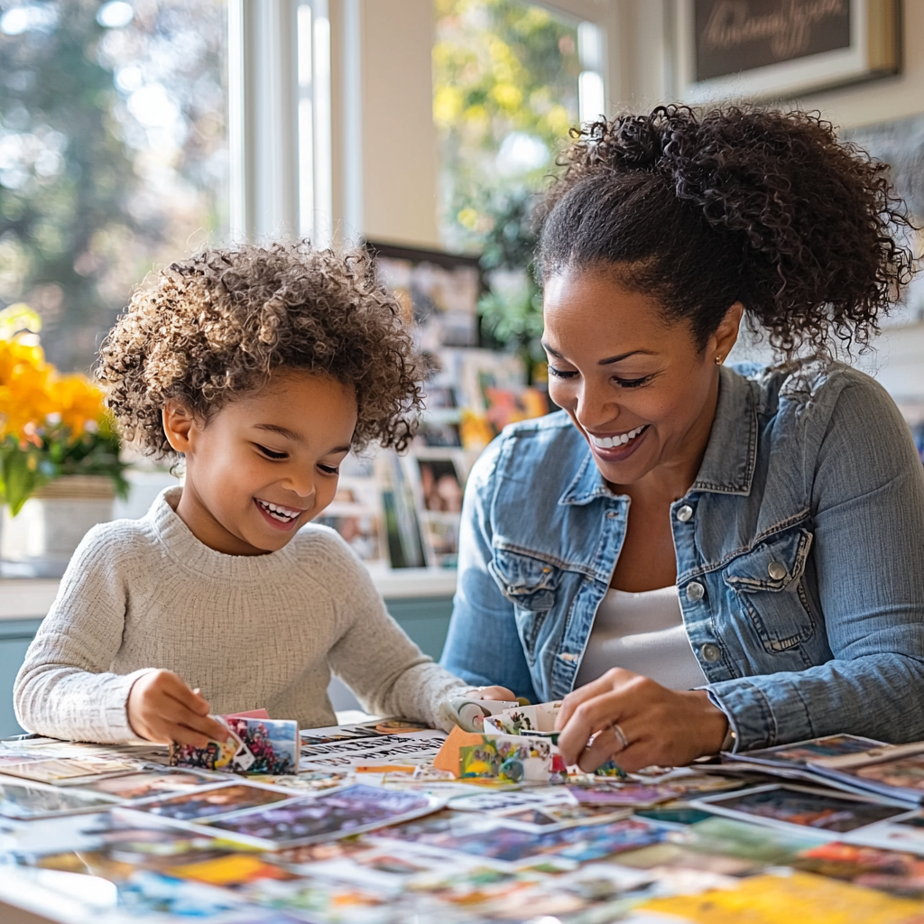 Bright Futures: A Vision Board For Mother And Child Paint By Diamond