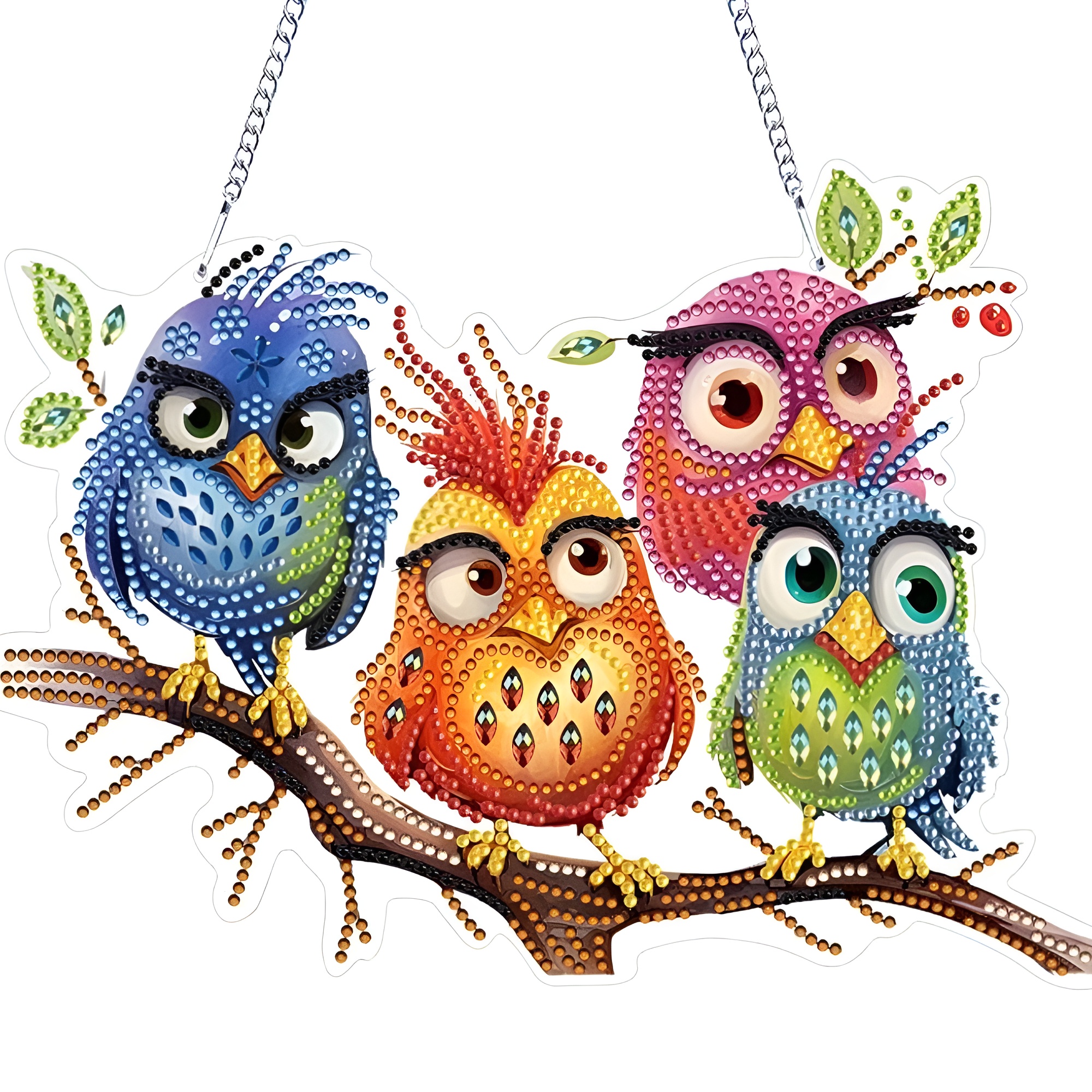 DIY Christmas Ornament Diamond Art Kit with Double Sided Design