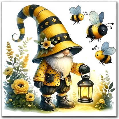 DIY 5D Christmas Diamond Art Kit with Round Drill for Holiday Decor