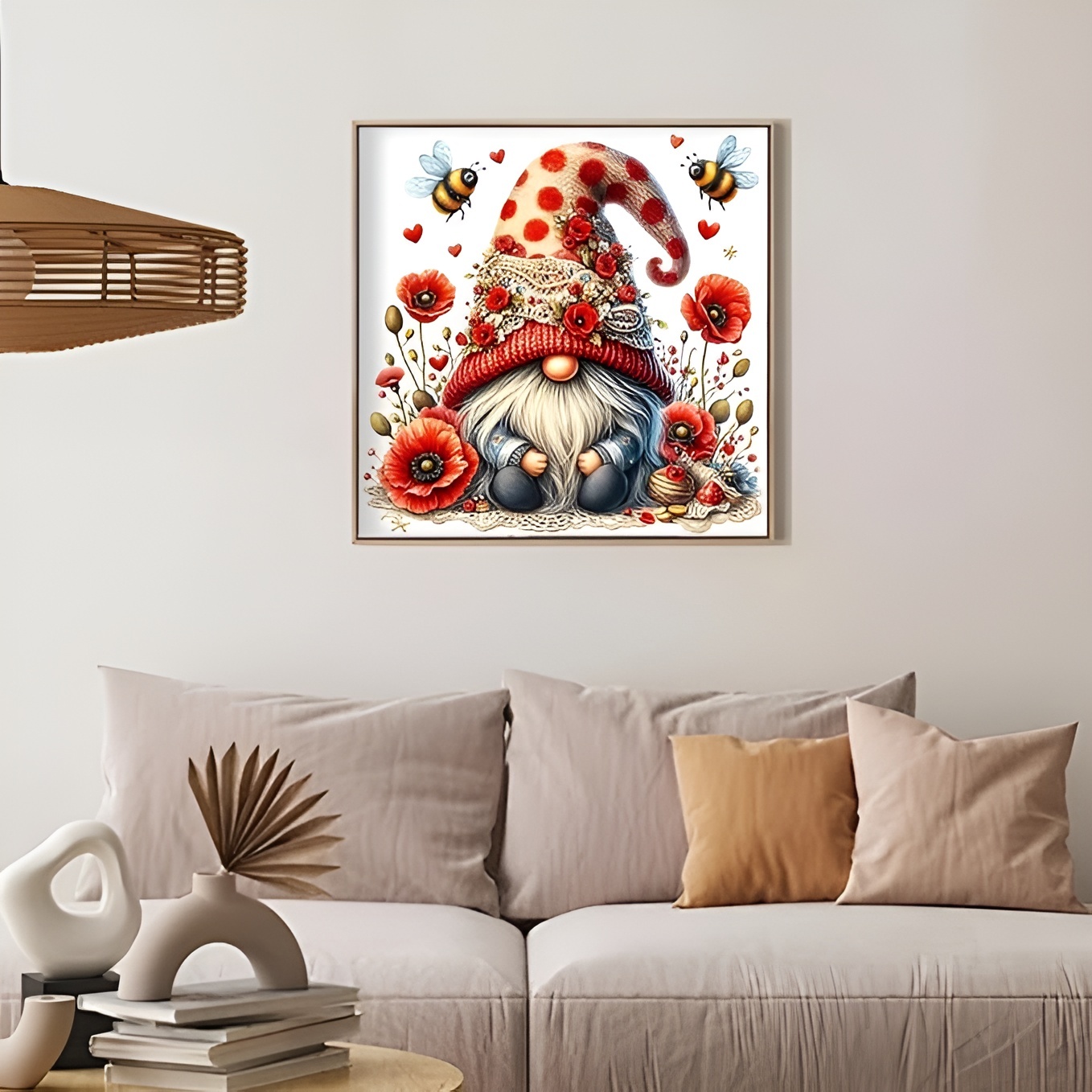 5D Gnome Diamond Painting Kits for Adults