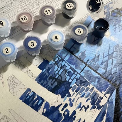 Paint by Numbers for Adult, Custom Paint by Numbers Kits, Personalized DIY Portrait Painting from Photo, Customized Gift, Birthday Present