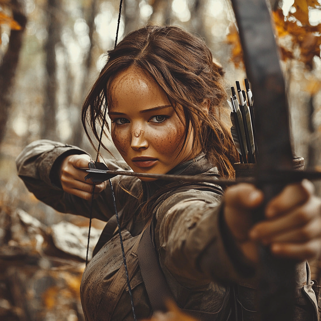 Jennifer Lawrence: The Rising Phoenix Of Katniss Everdeen Paint By Diamonds Art
