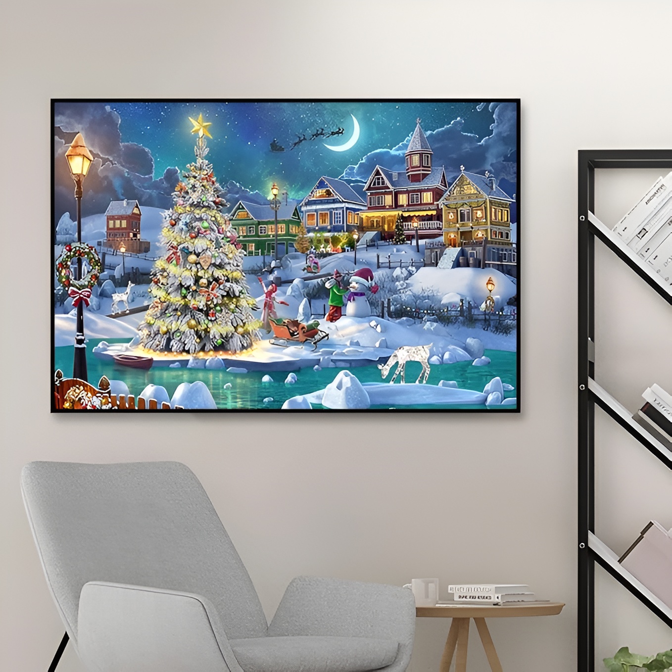 Christmas Night Themed Diamond Painting Art Kit