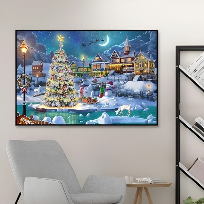 Christmas Night Themed Diamond Painting Art Kit