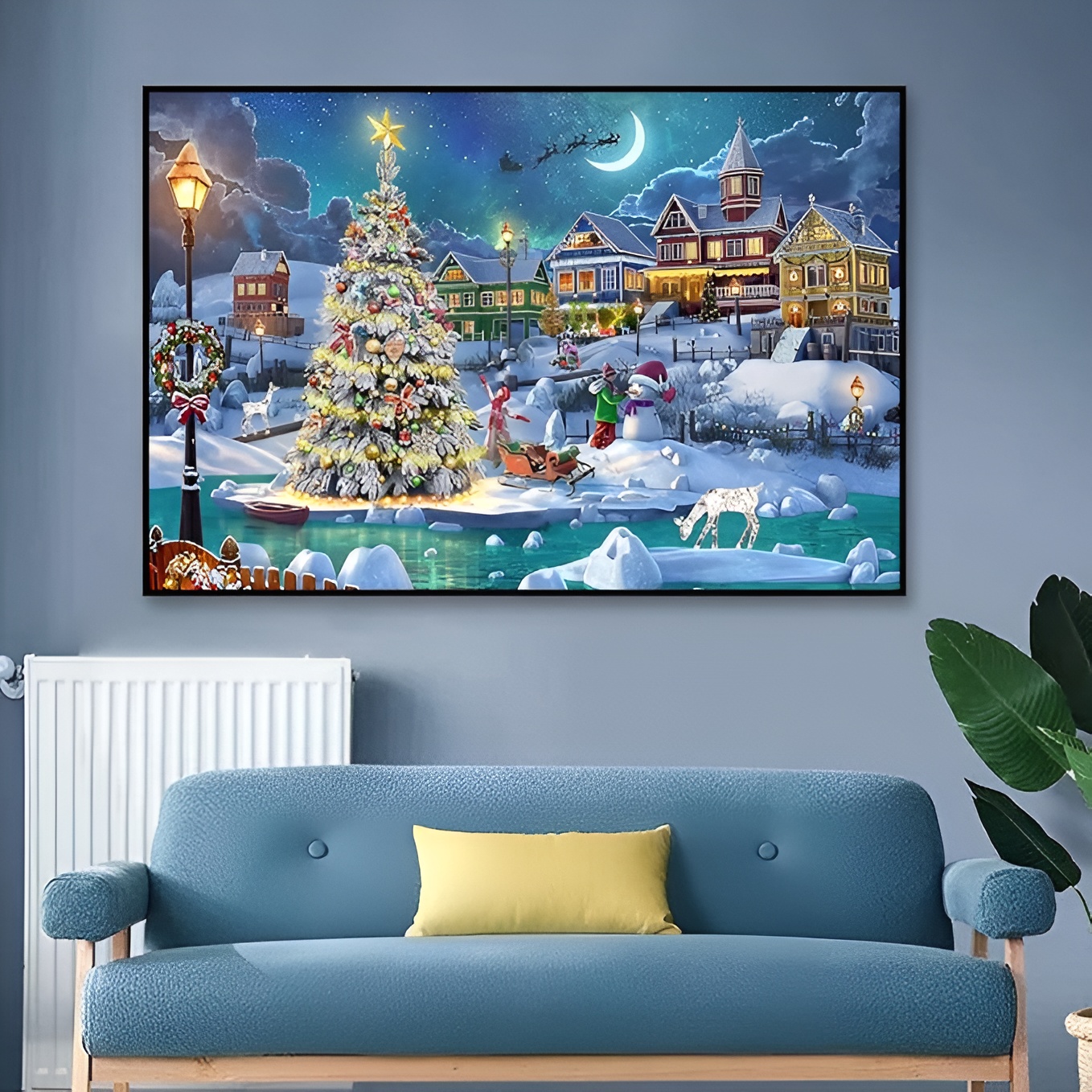 Christmas Night Themed Diamond Painting Art Kit
