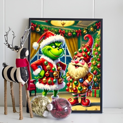 5D Christmas Decorations Gnome Diamond Painting Kits