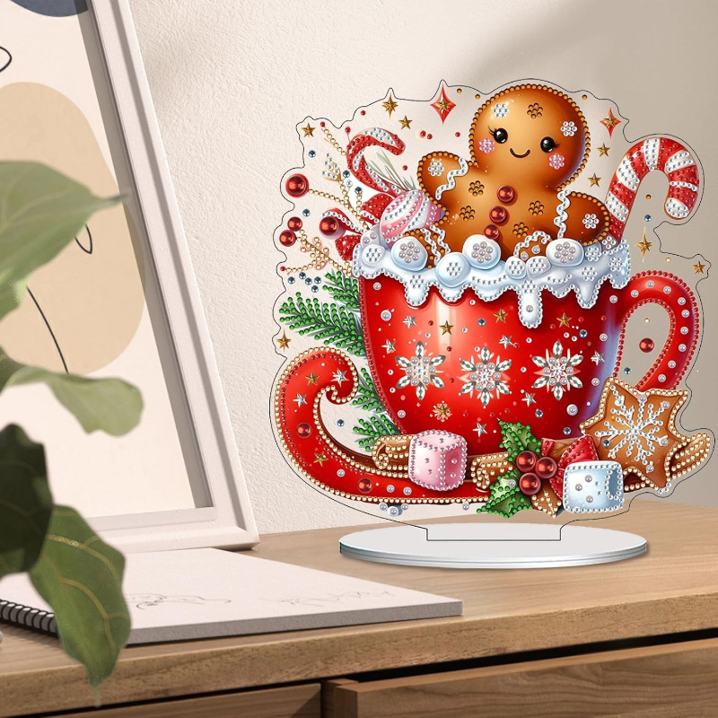 DIY Christmas Stand Up Double Sided Desktop Ornament